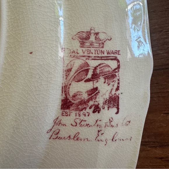 Hunting Transferware - Etsy Antique Royal Venton Ware Rare Plate Oval Hunting Print